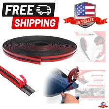 Car Weather Stripping, 14mmx19.68Ft T-Shape Cuttable Windshield Rubber Seal S...