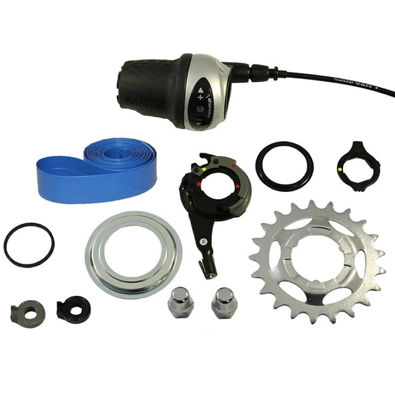 Laufrad 20 Zoll Hinterrad Hohlkammer Shimano Nexus 8 Gang Nabenschaltung schwarz - Bild 3 von 4