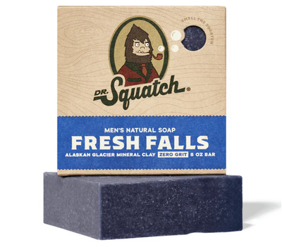 Dr. Squatch Fresh Falls Seife - natürliche männliche kalte Verarbeitung Seifenriegel