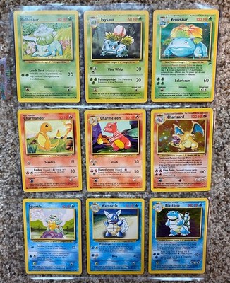 Pokemon Cards: Original 151 Set Complete Vintage/ Charizard
