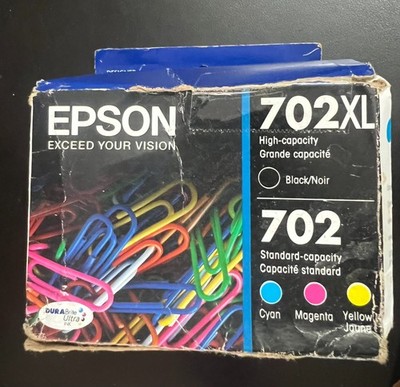 Epson 702XL BLACK & 702 COLOR INK 4-PACK 2029/OB