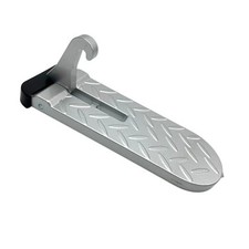 Car Door Step for Easy Roof Access -Multi-Foldable 1 Pack Long Style Silver