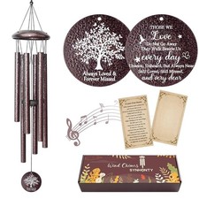 Memorial Gifts for Loss of Love one, 25''Memorial Wind Chimes of Sympathy Gif...