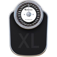 Adamson A28 Bathroom Scales - Up to 550lb, Heavy Weight, Anti-Skid Rubber Sur...