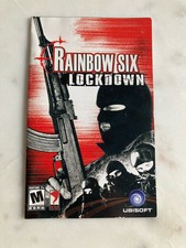 Rainbow Six Lockdown PS2 Manual Only