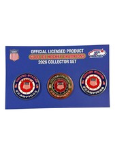 USA Hockey 2026 Gold Champions 3 Collectors Pin Set