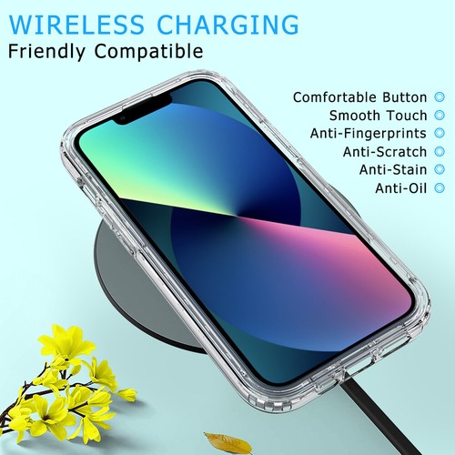 Funda transparente para teléfono resistente a prueba de golpes a prueba de golpes para iPhone 13 Mini 13 Pro 13 Pro - Imagen 7 de 16