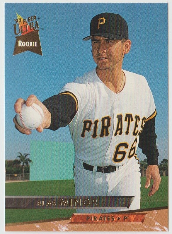 1993 Ultra Baseball #452 Blas Minor - Pittsburgh Pirates