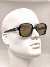 PERSOL RATTI Sunglasses Vintage 93111 Patent meflecto GULF OPTIK Black MINT