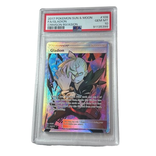 PSA 10 Olivia 111/111 Full Art Pokemon 2017 Sun & Moon Crimson