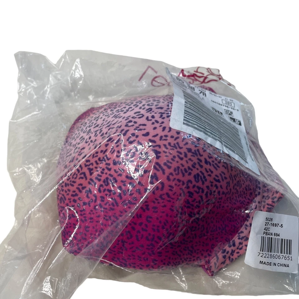 Brigette Seamless Underwire T Shirt Bra Pink Purple Model 5028 Size 42 C New - Image 3 of 4