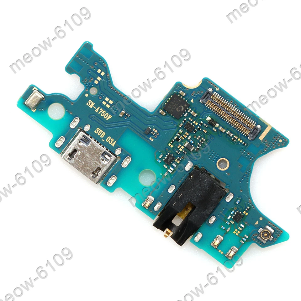 Placa de micrófono con puerto de carga para Samsung Galaxy A7 2018 A750 A750F A750G SM-A750GN/DS Foto 2 de 4