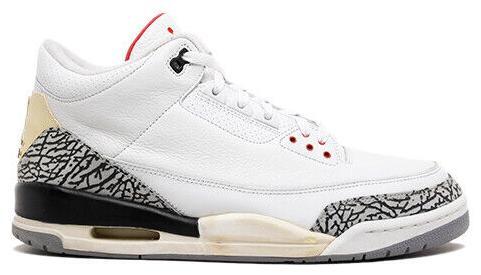 シューズ(男性用) Nike Air Jordan 3 Reimagined\" Jordan 3 Retro Mid White Cement Reimagined for Sale