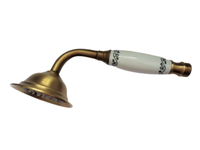 Royal Brass Retro Handbrause Duschbrause Brausekopf Duschkopf Messing