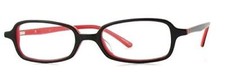 Calabria Vivid 751 Designer Reading Glasses in Black-Red ; 1.00