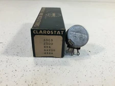 Vintage Clarostat 53C3-2500 RV5 NAYSD 252A Potentiometer - New in Box