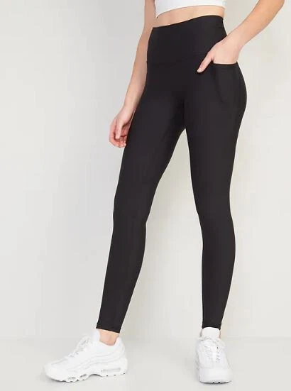 Old Navy High-Waisted PowerSoft Side-Pocket Leggings for Girls