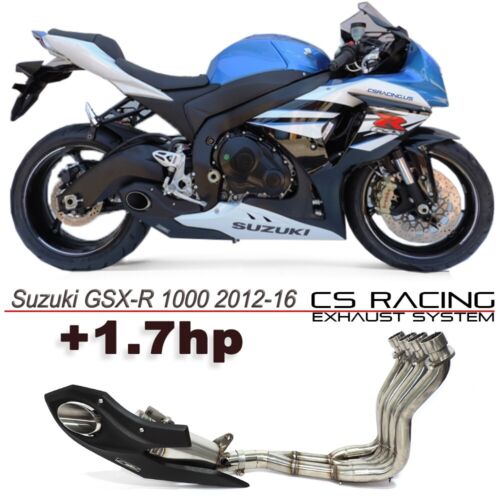 2012-16 Suzuki GSX-R 1000 CS Racing Full Exhaust Headers + Muffler + dB Killer - Bild 1 von 11