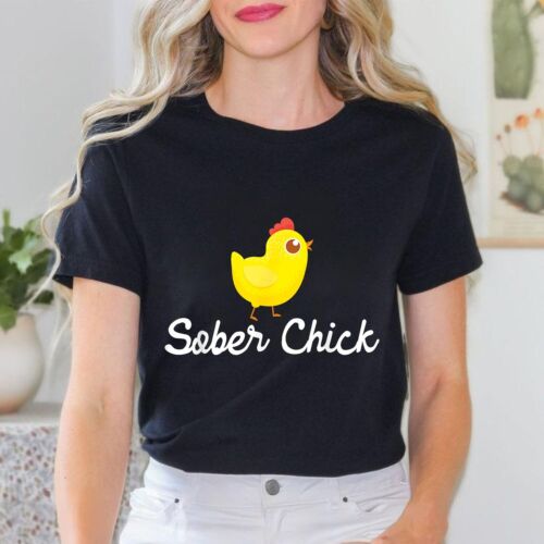Sober Chick Sobriety Anniversary Recovery Sober AA NA Unisex T-Shirt