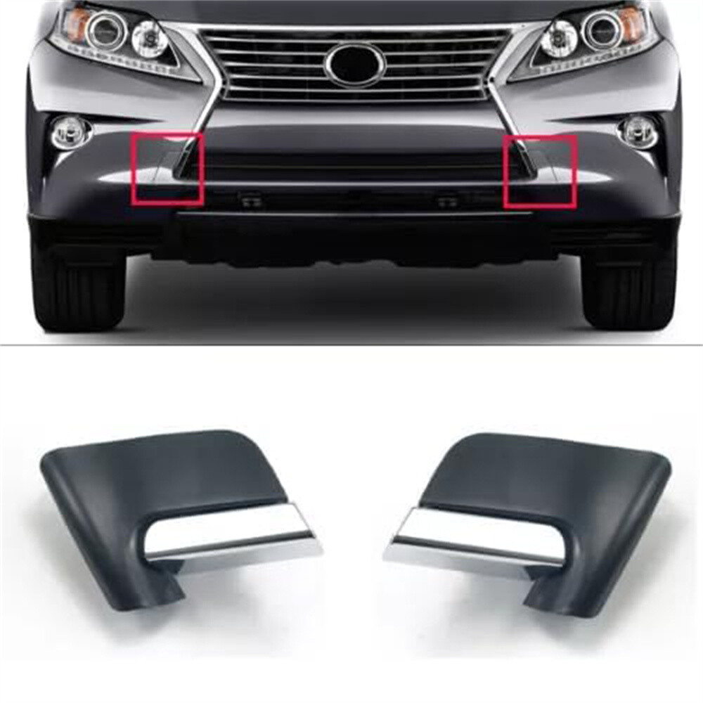 Front Bumper Trim +Lower Towing Cover Set For Lexus RX350 RX450h