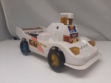 RARE VINTAGE 80'S MACHINE COP SPACE ROBOT CAR SOPLAY TAIWAN