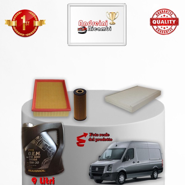Inspektionskit Filter Und ÖL TSI Crafter 2.5 Tdi 100KW 136CV Von 2007->-image