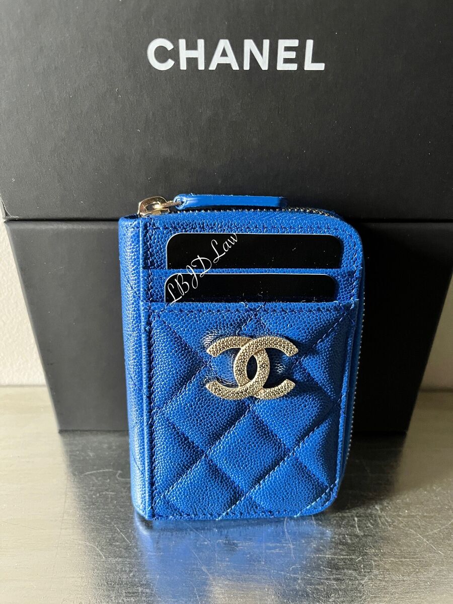 Chanel Mini Quilted Wallet On Chain WOC Caviar Iridescent Pink Gold Ha –  Coco Approved Studio