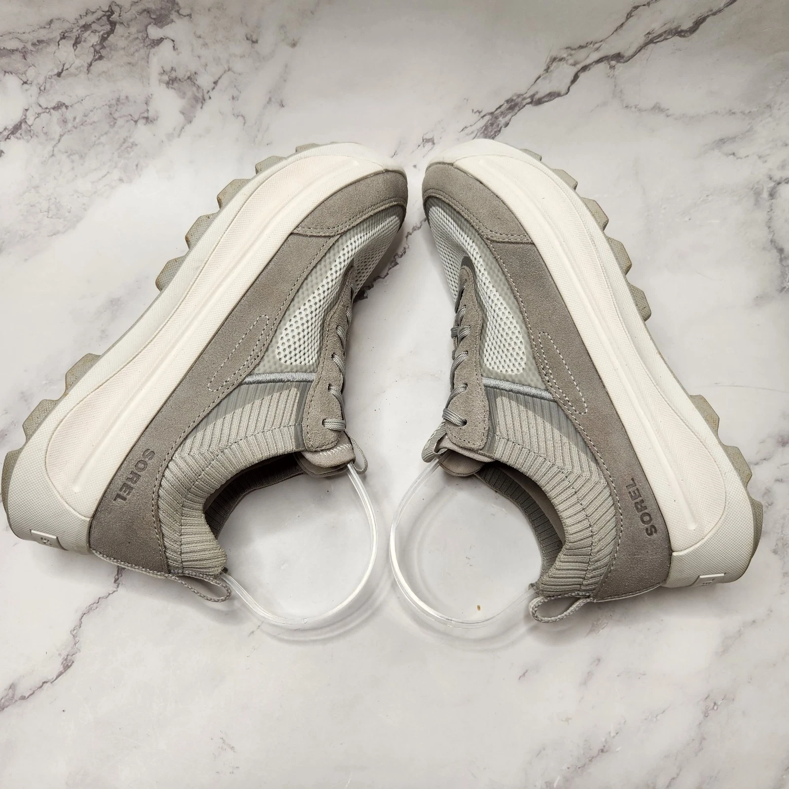 sorel ona knit low top moonstone white shoes