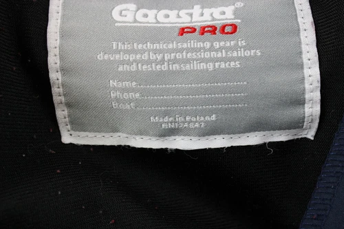 GAASTRA PRO Men SMALL Taped Seams Dark Blue Sailing Jacket image 10