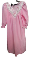 Vintage Kelly Reed Pink Brushed Polyester Nightgown, M True Vintage Granny Core