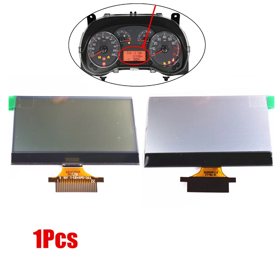 New Instrument LCD Display Screen For Fiat Punto Fiorino Doblo
