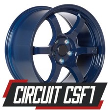 4 Circuit Csf1 18x9.5 5x114.3 38 Ultra Blue Wheels Fits Subaru Wrx Sti Mazda