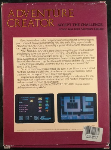Creador de aventuras - Spinnaker Apple II SSI EN CAJA (1984) - completo - Imagen 2 de 4