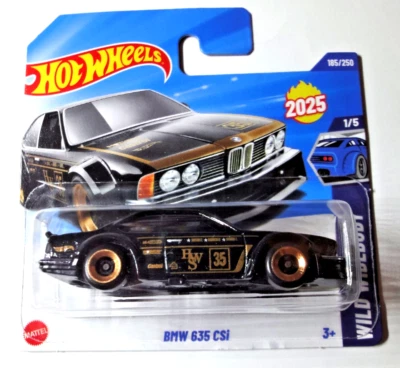 Hot Wheels - BMW 635 CSi - Baureihe E24 - Schwarz - Wild Widebody 2025 - HYW38