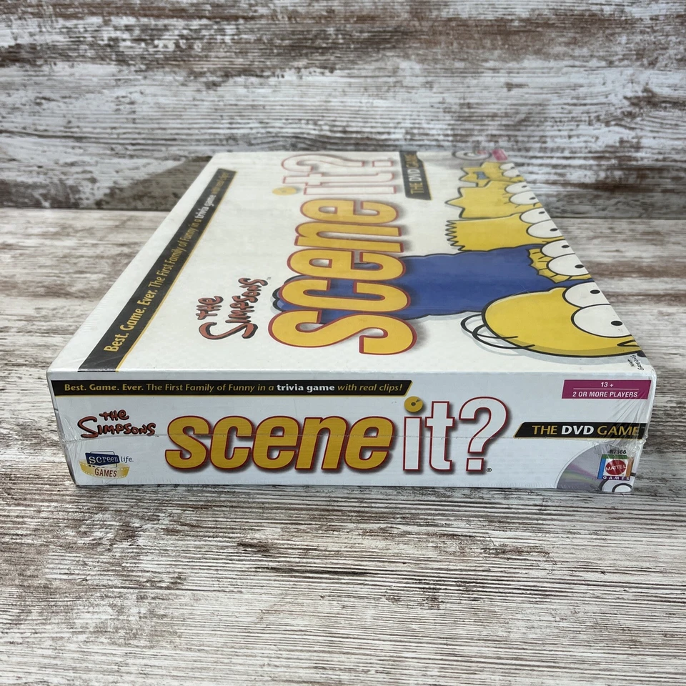 THE SIMPSONS Scene It DVD Game Trivia Mattel Board Game 2009 New In Box NIB - Image 4 of 4
