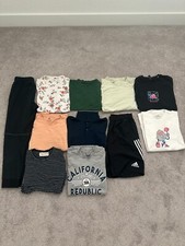 LOT OF 11 Boys Shirts and Bottoms, Sizes Mens S, Kids L and XL good condition