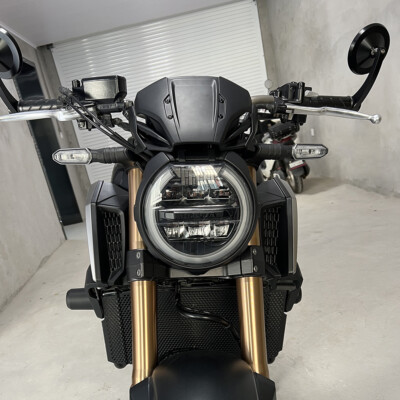 WINDSHIELD WINDSCREEN FOR HONDA CB650F 2017-2018 METER VISOR FAIRINGS COVER V1 E - Foto 6