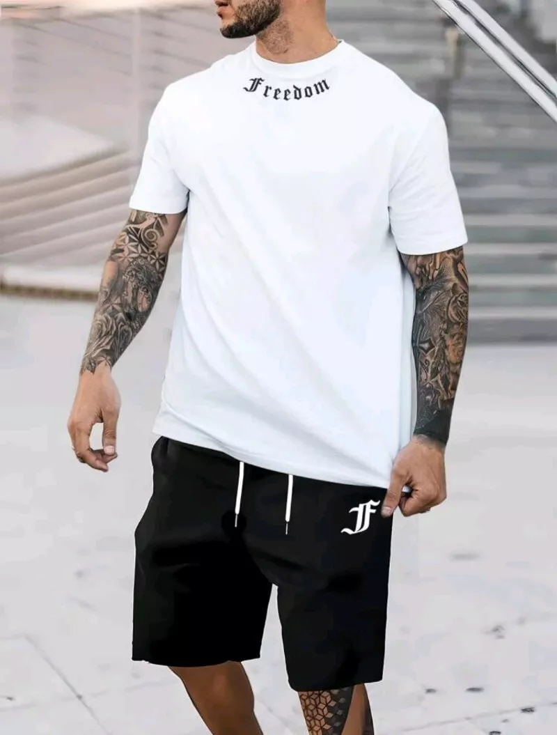 Conjunto camiseta y pantalon corto hombre new arrivals