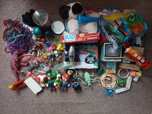 HUGE Assorted Children Toy Lot Mixed New Used Wholesale Kids Bugs Figures Mario