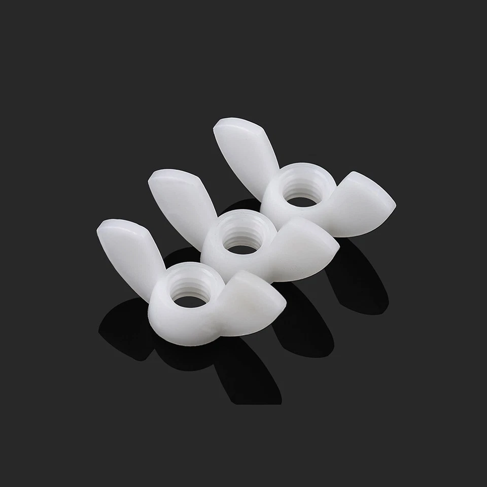 Flügelmuttern DIN 315 Nylon-Kunststoff Muttern Flügelmutter M4 M5 M6 M8 M10 M12 - Bild 4 von 4