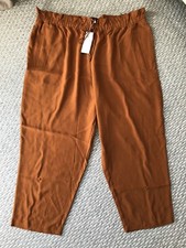 Eileen Fisher MUSK Tencel/Viscose Crepe Straight Pant Plus Size 2X 258 NWT