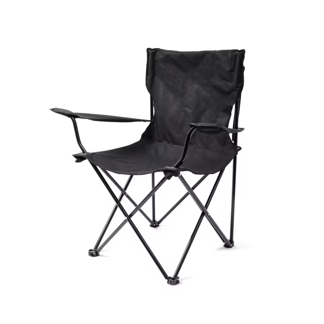 Basic Camp Chair Easy Foldable Camping Chair Outdoor Backyard Camping