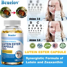 Lutein Ester Capsules,Relief Eye Fatigue, Protect Eyesight & Prevent Blue Light