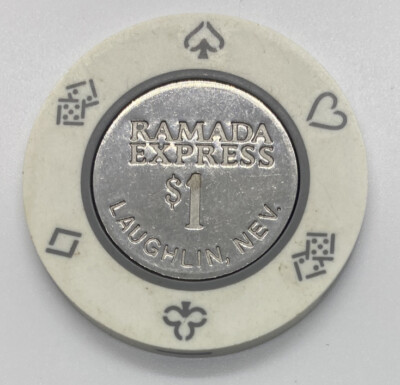 RAMADA EXPRESS CASINO LAUGHLIN NEVADA $1  (COIN CENTER) Poker CHIP