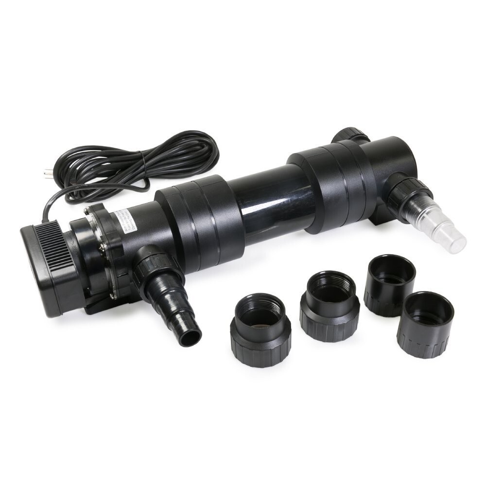 24W UV lámpara ultravioleta 20 "bacterias de algas clarificador filtro para estanque de acuario