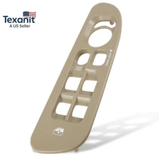 Beige Driver Side Window Switch Panel Bezel Compatible with Dodge Ram 1500 2500 
