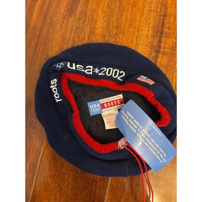 Roots 2002 USA Olympic Team Beanie Cap Hat One Size CA# 05017 RN# 89323 NWT BB5