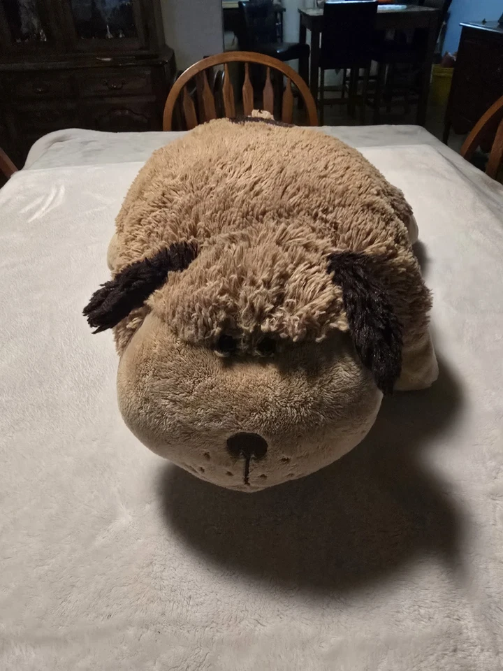 Pillow Pets Pee Wees Puppy Dog Plush Brown Stuffed Animal Toy 12" 2010 - Image 2 of 4