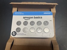 Amazon Basics CR2032 3V Lithium Coin Batteries 120 Count 12 Packs of 10