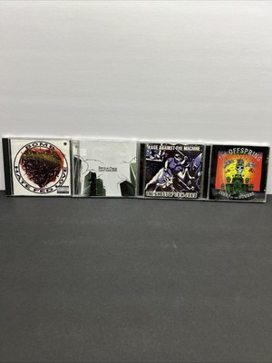 OFFSPRING, RAGE AGAINST THE MACHINE, BOMB & DAYS LIKE THESE LOT OF 4 CD S PUNK